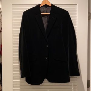Banana Republic Black Velvet Blazer